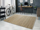 8' X 10' Natural Hand Woven Area Rug - Homeroots - Flyclothing LLC