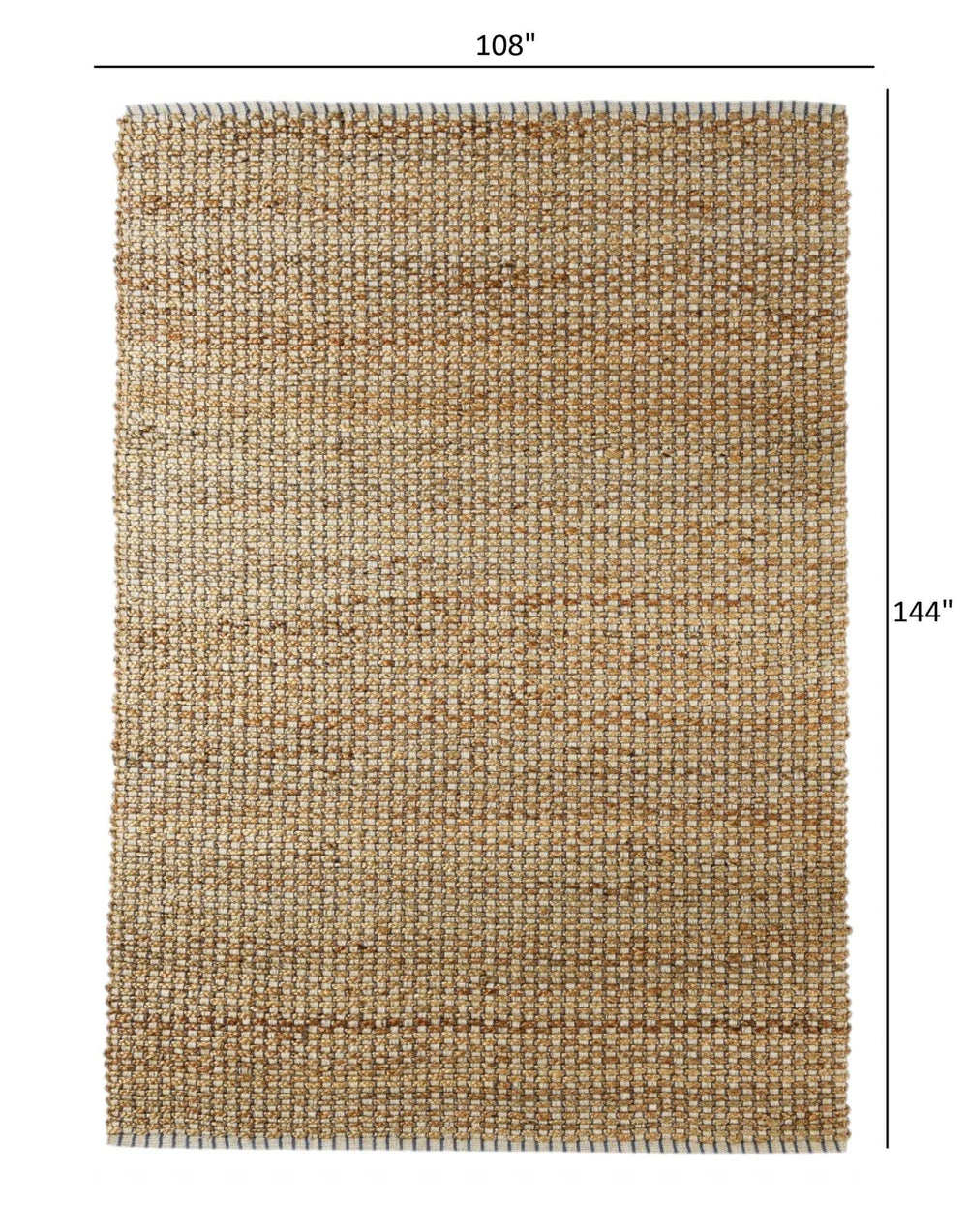 9' X 12' Natural Hand Woven Area Rug - Homeroots - Flyclothing LLC