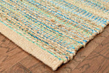 5' X 8' Multitoned Braided Jute Area Rug - Homeroots - Flyclothing LLC