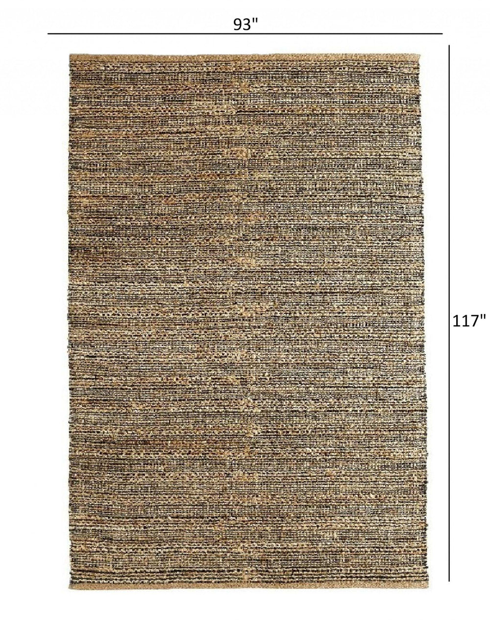 8' X 10' Natural Hand Woven Area Rug - Homeroots - Flyclothing LLC