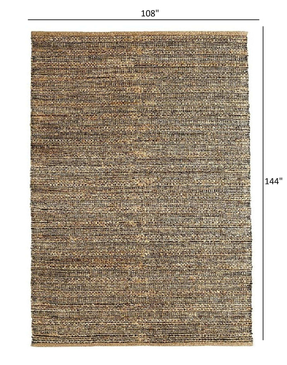 9' X 12' Natural Hand Woven Area Rug - Homeroots - Flyclothing LLC