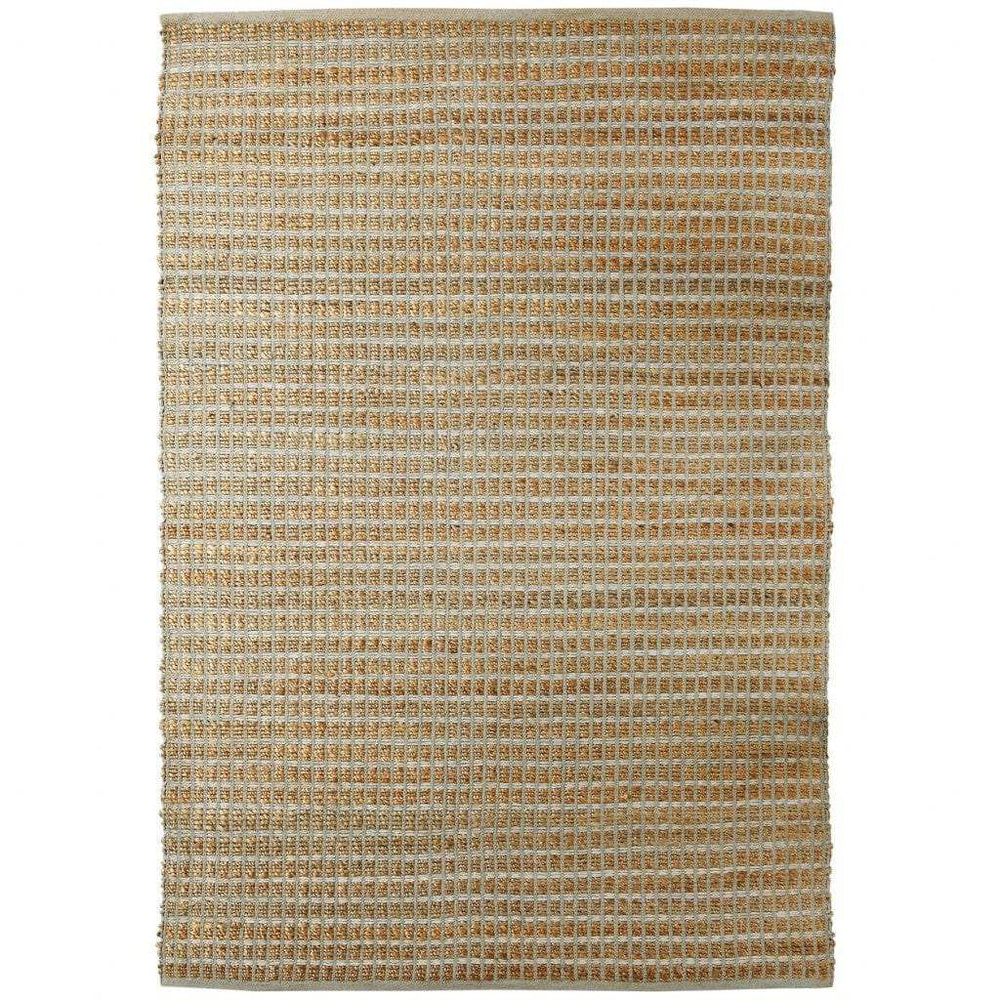 9' X 12' Gray Grid Farmhouse Area Rug - Homeroots - Flyclothing LLC