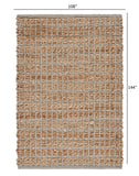 9' X 12' Gray Grid Farmhouse Area Rug - Homeroots - Flyclothing LLC