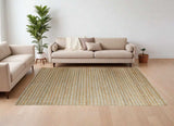 9' X 12' Gray Grid Farmhouse Area Rug - Homeroots - Flyclothing LLC
