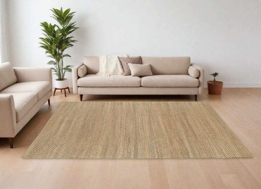 9' X 12' Tan and Gray Boho Chic Area Rug - Homeroots - Flyclothing LLC
