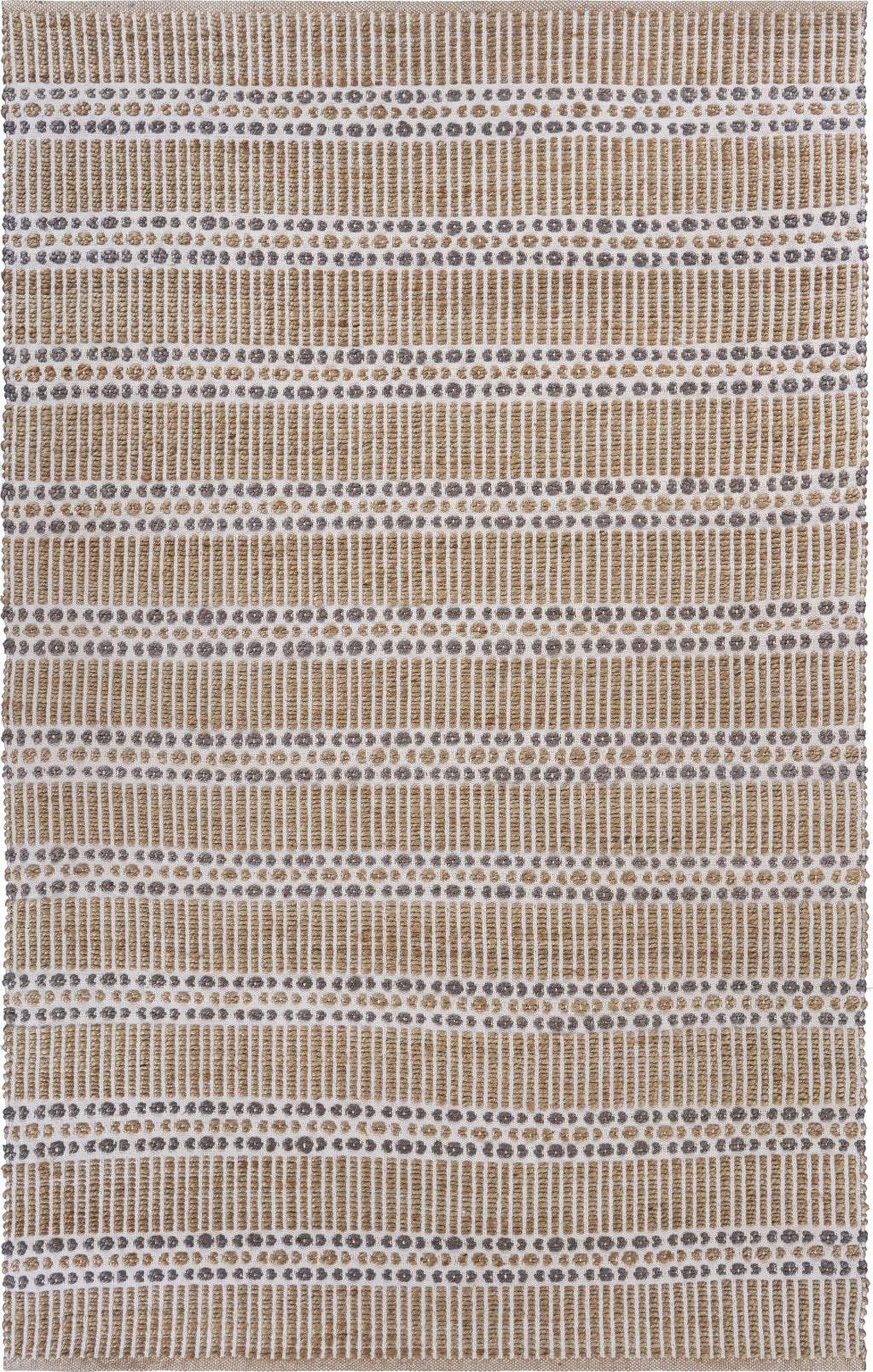 5' X 8' Natural Hand Woven Area Rug - Homeroots - Flyclothing LLC