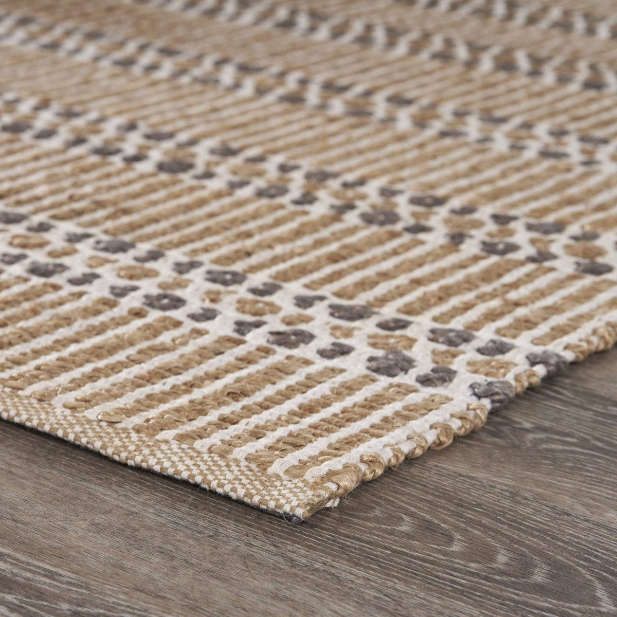5' X 8' Natural Hand Woven Area Rug - Homeroots - Flyclothing LLC