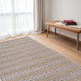 5' X 8' Natural Hand Woven Area Rug - Homeroots