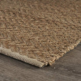 5' X 8' Natural Hand Woven Area Rug - Homeroots - Flyclothing LLC