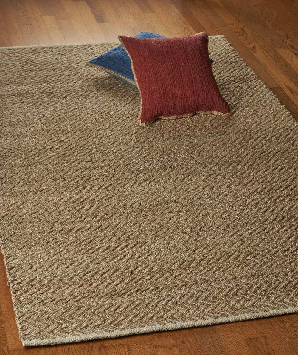 5' X 8' Natural Hand Woven Area Rug - Homeroots - Flyclothing LLC