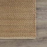 8' X 10' Natural Hand Woven Area Rug - Homeroots - Flyclothing LLC
