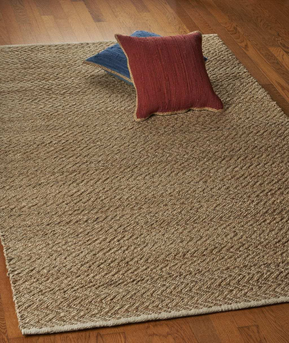 9' X 12' Natural Hand Woven Area Rug - Homeroots - Flyclothing LLC