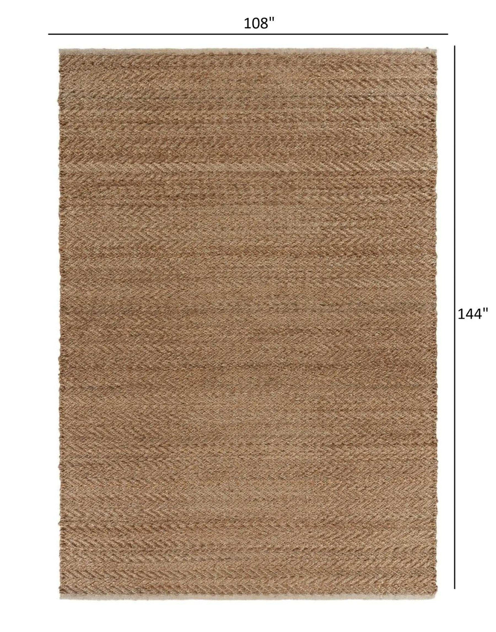 9' X 12' Natural Hand Woven Area Rug - Homeroots - Flyclothing LLC