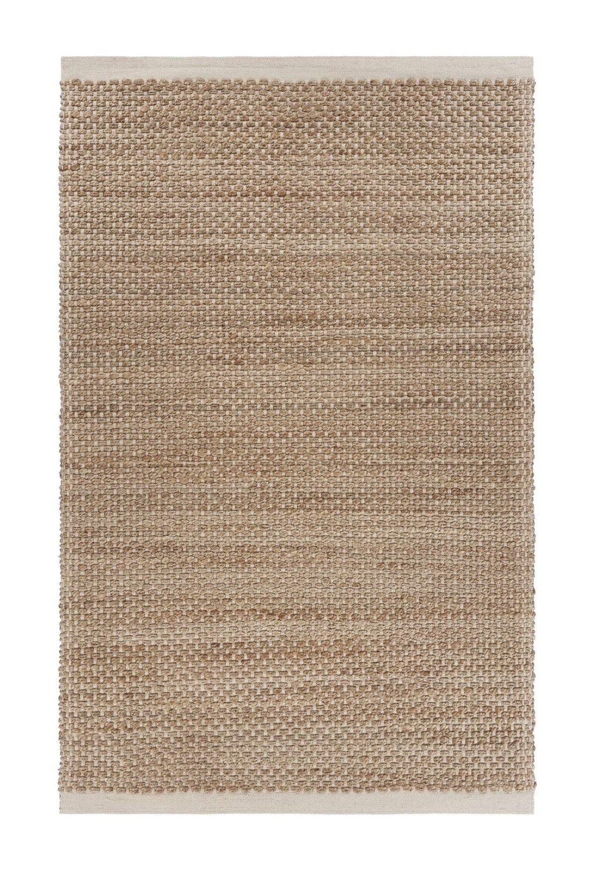 5' X 8' Tan and White Detailed Woven Area Rug - Homeroots - Flyclothing LLC