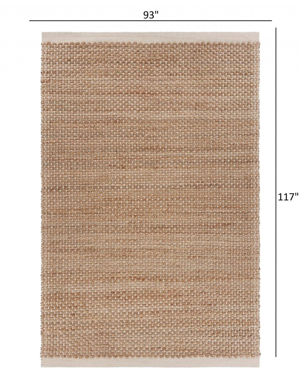 8' X 10' Tan Hand Loomed Area Rug - Homeroots - Flyclothing LLC