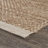 9' X 12' Tan Hand Loomed Area Rug - Homeroots