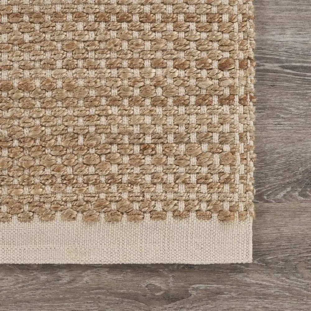 9' X 12' Tan Hand Loomed Area Rug - Homeroots - Flyclothing LLC