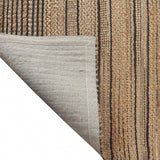 5' X 8' Tan Kilim Flatweave Handmade Area Rug - Homeroots