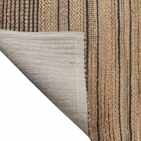 8' X 10' Tan Kilim Flatweave Handmade Area Rug - Homeroots - Flyclothing LLC