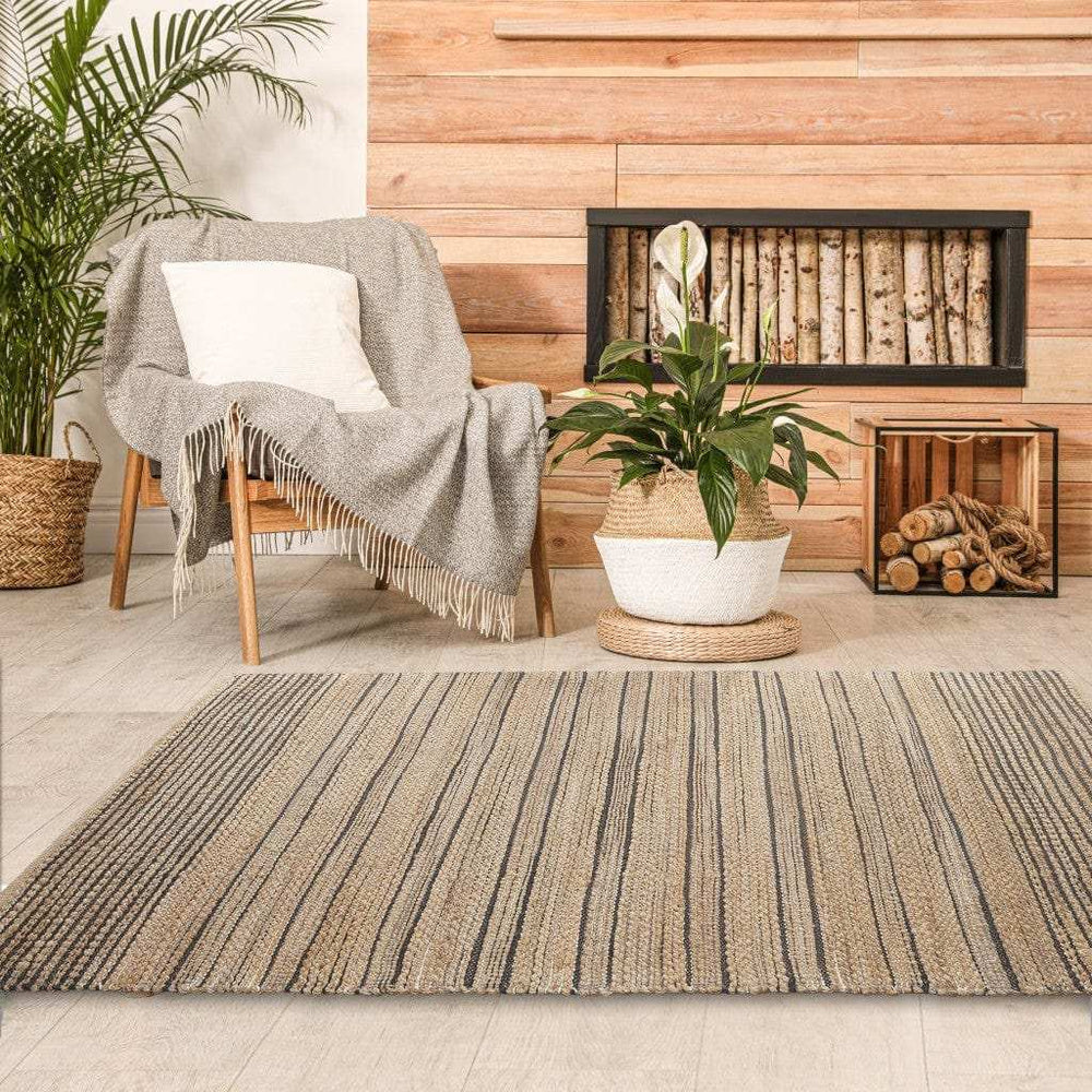 8' X 10' Tan Kilim Flatweave Handmade Area Rug - Homeroots - Flyclothing LLC