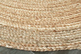 7' Natural Toned Oval Shaped Area Rug - Homeroots - Flyclothing LLC