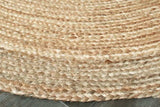 9’ Natural Toned Oval Shaped Area Rug - Homeroots - Flyclothing LLC