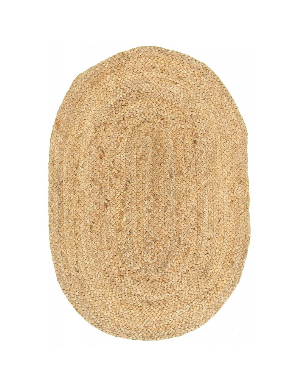2' X 3' Soft Beige Braided Scatter Rug - Homeroots - Flyclothing LLC