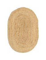 2' X 3' Soft Beige Braided Scatter Rug - Homeroots - Flyclothing LLC