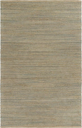 5' X 8' Tan and Blue Undertone Striated Area Rug - Homeroots - Flyclothing LLC