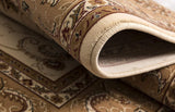7' X 9' Beige and Ivory Oriental Power Loom Area Rug - Homeroots - Flyclothing LLC
