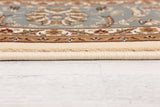 8' X 11' Blue and Ivory Oriental Power Loom Area Rug - Homeroots - Flyclothing LLC