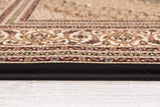 5' X 8' Beige and Black Medallion Power Loom Area Rug - Homeroots - Flyclothing LLC