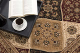 5' X 8' Red and Beige Oriental Power Loom Area Rug - Homeroots - Flyclothing LLC