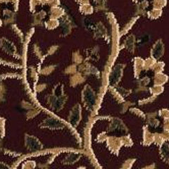 4' X 6' Beige and Black Oriental Power Loom Area Rug