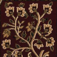 4' X 6' Beige and Black Oriental Power Loom Area Rug