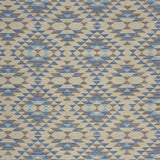 3' x 5' Blue Decorative Lattice Area Rug - Homeroots