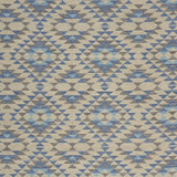 3' x 4' Blue Decorative Lattice Area Rug - Homeroots