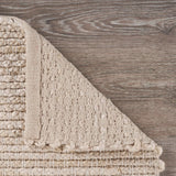 5' X 8' Natural Bleached Contemporary Area Rug - Homeroots
