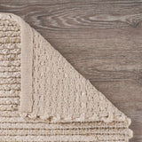 8' X 10' Natural Bleached Contemporary Area Rug - Homeroots - Flyclothing LLC