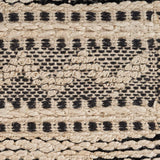 8' X 10' Black and Blush Chevron Stripe Area Rug - Homeroots - Flyclothing LLC