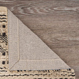 9' X 12' Black and Blush Chevron Stripe Area Rug - Homeroots - Flyclothing LLC