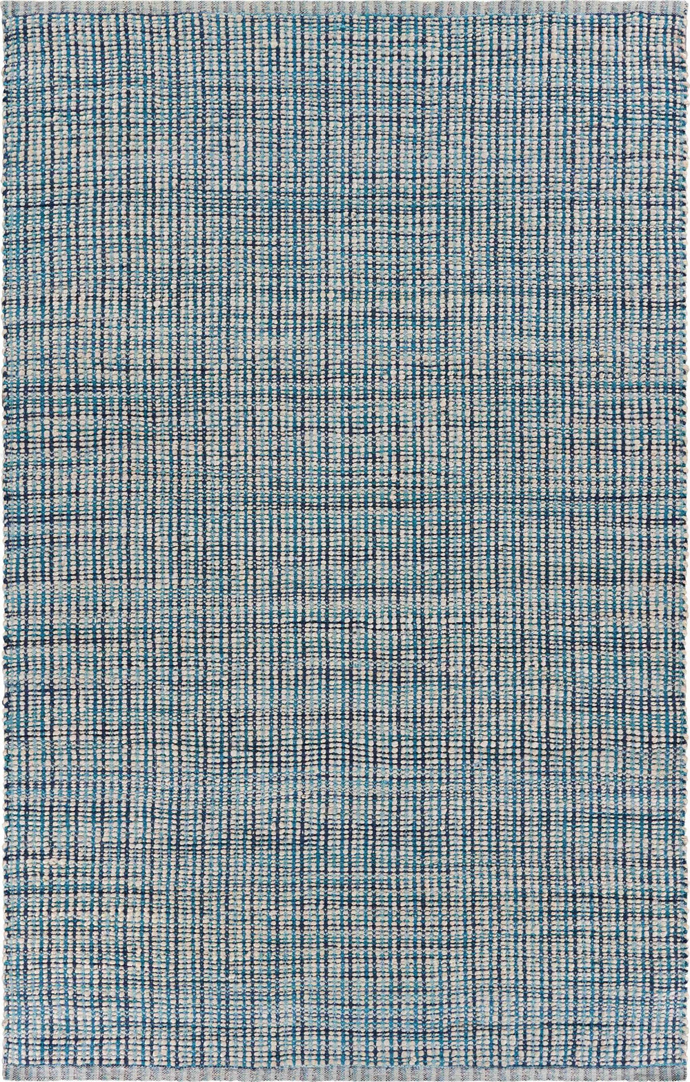 8' X 10' Blue Hand Loomed Area Rug - Homeroots - Flyclothing LLC