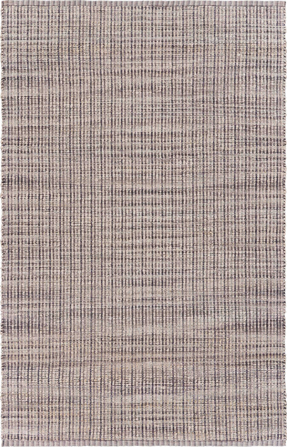 5' X 8' Brown and Beige Toned Jute Area Rug