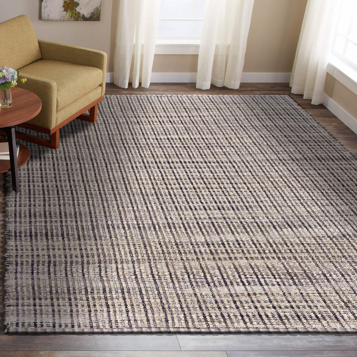8' X 10' Brown and Beige Toned Jute Area Rug - Homeroots - Flyclothing LLC
