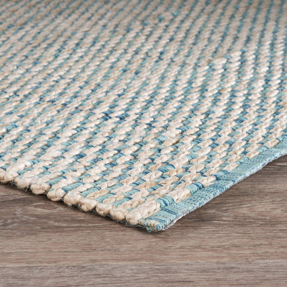 8' X 10' Blue and Beige Toned Area Rug - Homeroots - Flyclothing LLC