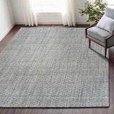 8' X 10' Blue and Beige Toned Area Rug - Homeroots - Flyclothing LLC