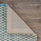9' X 12' Blue and Beige Toned Area Rug - Homeroots - Flyclothing LLC