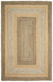 4' X 6' Tan and Beige Bordered Area Rug - Homeroots - Flyclothing LLC