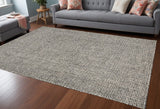 8' X 10' Gray Wool Handmade Area Rug - Homeroots