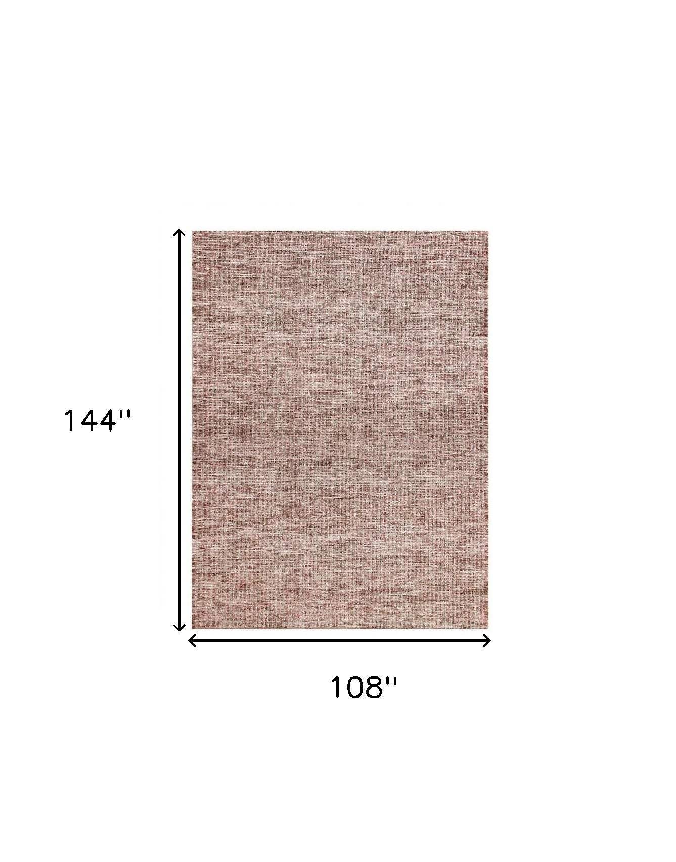 9' X 12' Brown Detailed Weave Area Rug - Homeroots - Flyclothing LLC